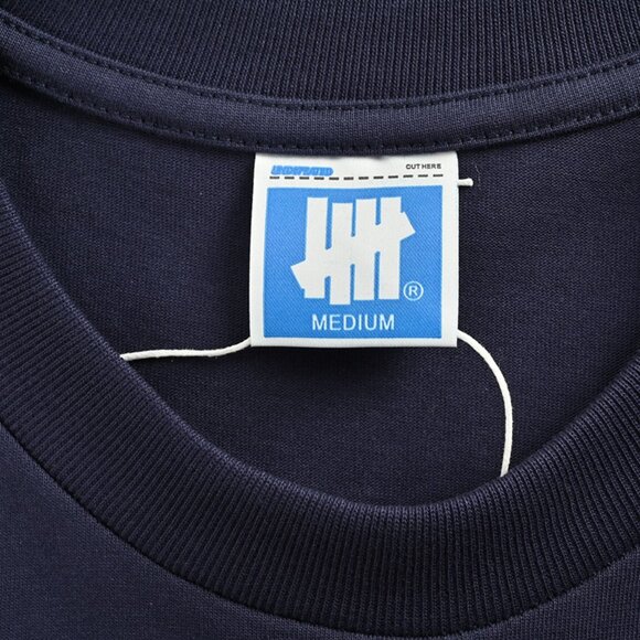 Undefeated Navy Blue Printed Short-Sleeved T-Shirt - Picture 4 of 6